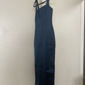 Flattering Maxi Satin Dress